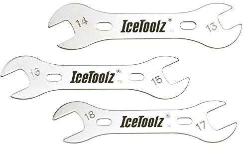 IceToolz Combo Set Cone Wrenches, Silber, M