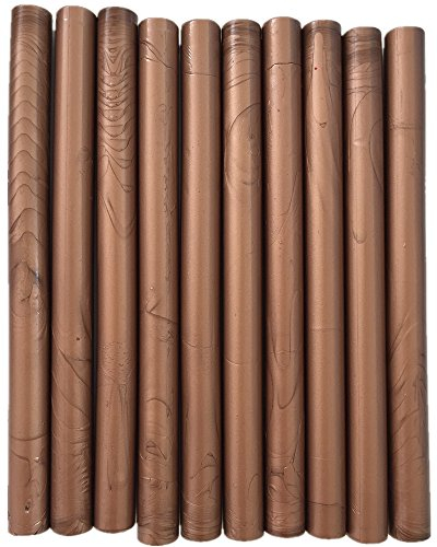 xichen10pcs Vintage fadensiegelung Heißklebepistole Siegelwachs Wachs Sticks Wachssiegel Supplies eine Vielzahl von Farben bronze
