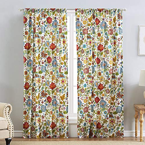 Greenland Home Astoria Bianco Window Panel Pair