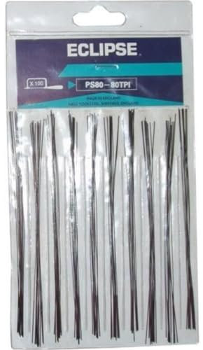 Eclipse Professional Tools PS80 80tpi Piercing Saw Blades (Pack of 100)