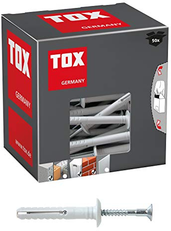 TOX Fijación de soporte metálico Attack Metal 6 x 35 mm, 50 piezas, 019102131