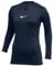 Nike AV2610-410 Dri-FIT Park First Layer T-Shirt Damen Midnight Navy/White Größe S
