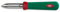 Sanelli Premana Professional Pelapatate, Acciaio Inossidabile, Verde/Rosso, 17.5x1.5x2.5 cm