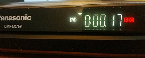 Panasonic DMR-EX769EB-K canali digitali in chiaro, 160 GB Hard-Disk, registratore DVD 1080p con funzione di Up Conversion