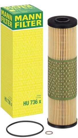 MANN-FILTER, HU 736 x Oil Filter | For Passenger Cars, Highest Filtration Performance, Engine Protection, High Quality Sealing, True OE Engineering