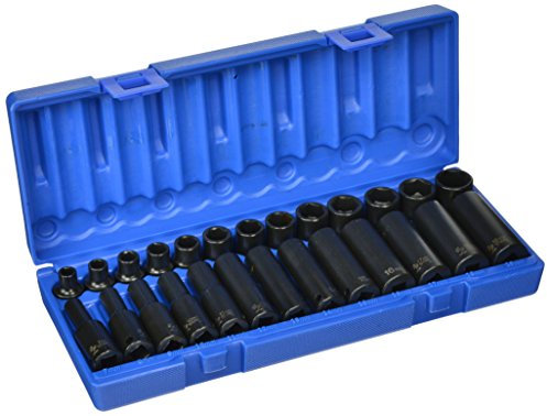 Grey Pneumatic (1226M 3/8 Drive 26-Piece Deep Length Metric Master Socket Set