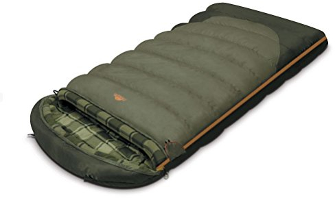 ALEXIKA Camping & Outdoor Schlafsack Canada, Linke Reißverschluss Deckenschlafsacke, grau, 230 x 90 cm