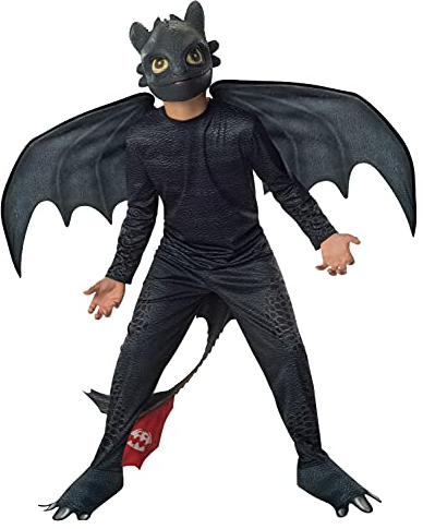 Rubie's 610103 Rubies How to Train Your Dragon Kostüm, schwarz, M Halloween