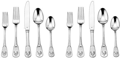 Cuisinart 20-piece Flatware set, French Rooster