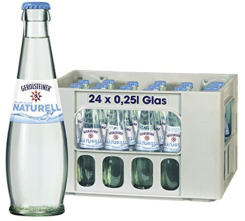 Gerolsteiner Gourmet Naturell, Glas MEHRWEG (24 x 0,25 l)
