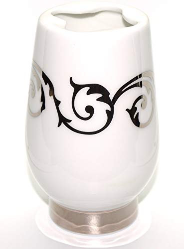 Kleine Wolke Accessoires Viva Silver Weiss/Silber Zahnbürstenhalter