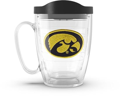Iowa Hawkeyes Tervis Becher mit Deckel, 425 ml