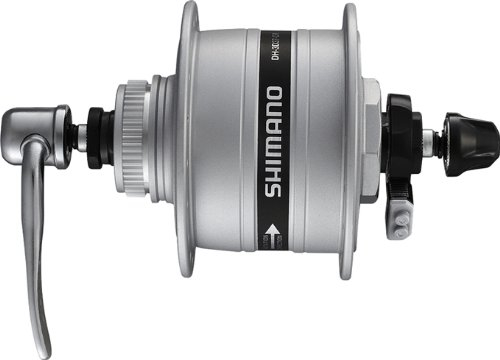 NABENDYNAMO DH-3D37-NT 36 LOCH(13) CL-DISC-BR.M.SM-DH10 SILBER
