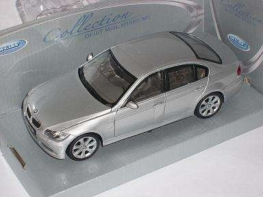 Welly BMW 3er 3 Er 330i 330 i 2006 Silber E90 E 90 Limousi Metallmodell 1/24 Modellauto Modell Auto