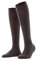 FALKE Damen Kniestrümpfe Softmerino W Kh Wolle Baumwolle lang einfarbig 1 Paar, Braun Dark Brown 5239, 39-40