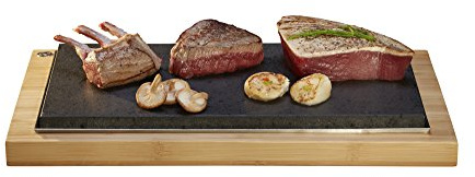 SteakStones The Sharing Steak Plate, an Official Hot Stone Cooking Product. A Fun, Interactive Way to Enjoy Steak on The Stone Using Lava as seen on Dragons Den
