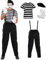 Fun Shack Kostüm Pantomime für Herren, Mime Set, Perfekt für Fasching und Karneval, M