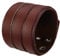 Flongo Herrenarmband Männer Armreif Lederarmband groß breit Leder Armband Armreifen Manschette Braun Punk Rock Biker Motorradfahrer Einstellbar Verstellbar Herren Accessoires