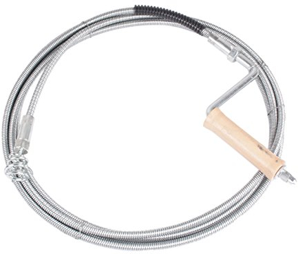 Profi Rohrreinigungsspirale 10mm 10m lang mit auswechselbarem Trichterbohrer