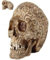 Nemesis Now Celtic Skull 23cm White Keltischer Totenkopf-Box, 23 cm, Weiß, Kunststein, Einheitsgröße