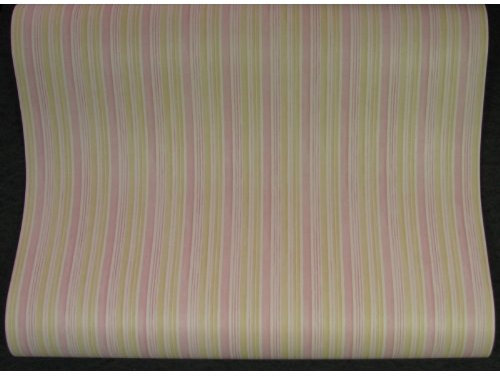 Tapete Design Streifen gestreift ocker rosa