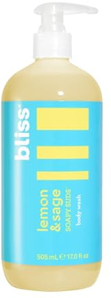 Bliss Soapy Suds Lemon & Sage Body Wash Cleanser - 17 Fl Oz - Hydrating