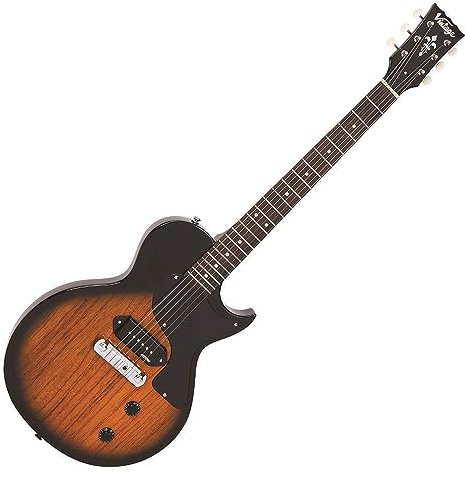 VINTAGE V120 ReIssued Electric Guitar ~ Two Tone Sunburst,4/4
