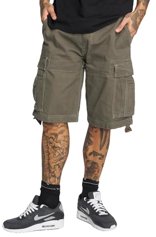 Brandit Vintage Shorts, Color: olive, Size: 7XL