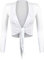 Glamexx24 Mesdames manches longues élégant boléro haussement cardigan, Blanc, taille- S/M
