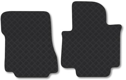 Compatible with Nissan NV200 (2009+) 3mm Rubber Car Mats | Tailored Fit Durable Floor Mats Full Coverage Protection Waterproof Accessories Easy Clean Anti Slip Made in the UK