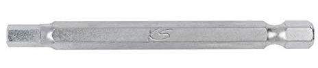KS Tools 911.7561 Embout de vissage 6 pans 4 mm Entraînement 6,35 mm Longueur 75 mm
