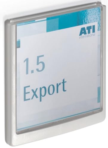 Durable Türschild Click Sign, 149 x 148,5 mm, zum Ankleben oder Anschrauben, weiss, 486202