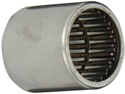 INA HK3038 Nadelrollenlager, Käfig-Ziehbecher, Außenring und Rolle, Stahlkäfig, offenes Ende, metrisch, 30 mm Innendurchmesser, 37 mm Außendurchmesser, 38 mm Breite, 8500 U/min maximale Drehgeschwindigkeit