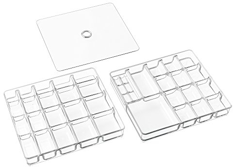 iDesign 60930EU Linus mehrstufiger Schmuckkasten Small, transparent, Sonstige