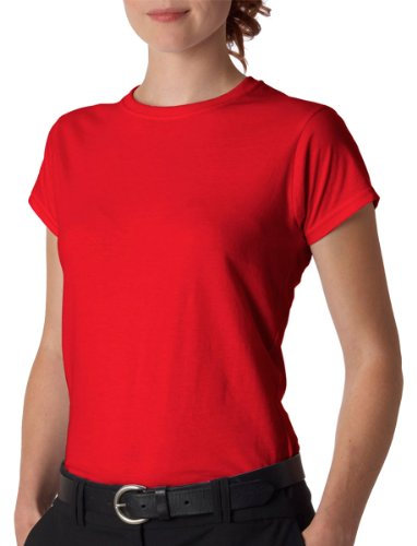 Gildan Ladies Soft Style Short Sleeve T-Shirt (2XL) (Red)