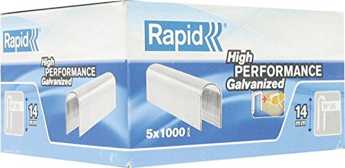 Agrafe Kabel Spitzen unterschiedliche N ° 36 Rapid Agraf – Höhe 14 mm – 5000 Heftklammern