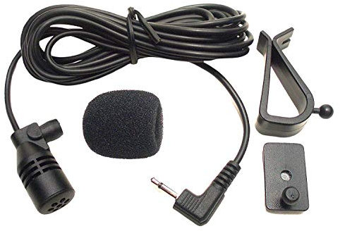 FLTP Microphone Mic 2.5 mm for Car Vehicle Stereo Radio GPS DVD Bluetooth Enabled Head Unit