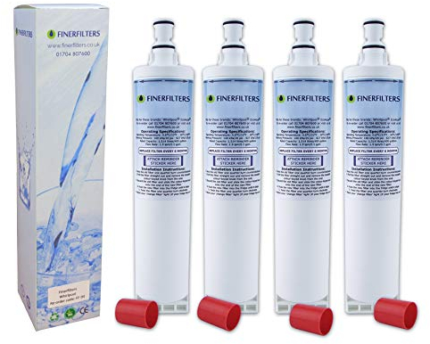 Finerfilters kompatible Kühlschrank-Wasserfilter-Kartuschen für Whirlpool-Kühlschrank, ersetzt SBS002, S20BRS, 4396508, 481281729632
