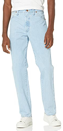 Wrangler Herren Cowboy Slim fit jean De Ajuste Delgado De Corte Vaquero Jeans, Goldfarbene Schnalle, 34W / 32L EU