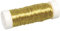 Rayher Alambre dorado para hacer bisutería y tejer, 0,30 mm ø, 50 m largo, 2405506