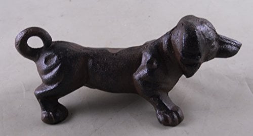 Cast Iron Dachshund Dog Doorstop