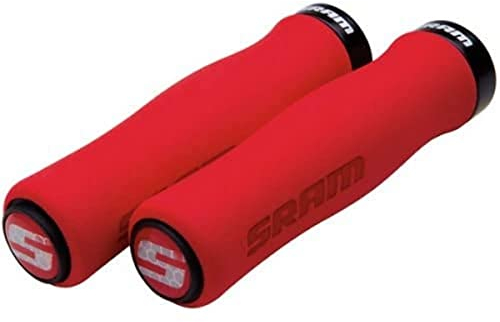 Sram MTB Unisex – Erwachsene Griff Lockring Contour Softgriff, rot, 129mm