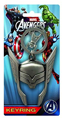 Marvel Thor Helmet Pewter Key Ring