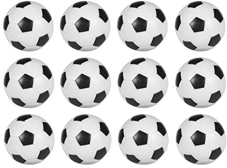 Dragon Eight Official White & Black Table Football Replacement Balls 36mm Pack of 12