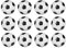 Dragon Eight Official White & Black Table Football Replacement Balls 36mm Pack of 12