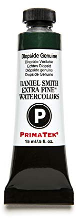 Daniel Smith Extra Fine Watercolor Paint, 15ml Tube, Diopside Genuine, 284600210, 0.5 Fl Oz (Pack of 1)
