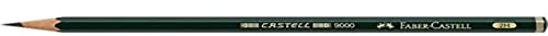 FABER-CASTELL 119012 - Bleistift Castell 9000, Härtegrad 2H, 1 Stück