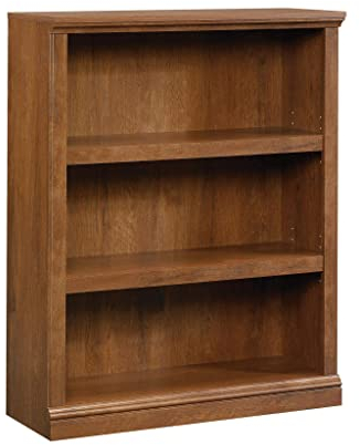 Sauder Miscellaneous Storage 3-Shelf Bookcase/ Book shelf, Oiled Oak finish