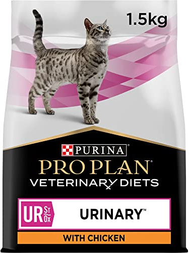 PRO PLAN Veterinary Diets UR St/Ox Urinary | 1,5 kg | Diätalleinfuttermittel für ausgewachsene Katzen und Kätzchen | Zur Auflösung von Struvitsteinen | Harnsäuernde Eigenschaften