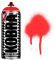 KOBRA HP050 400ml Aerosol Spray Paint - Fluorescent Red